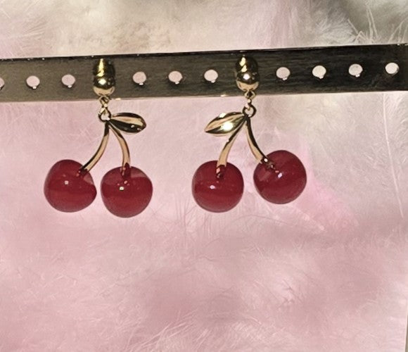 Boucles d'Oreilles CERISES