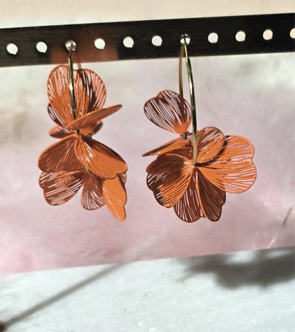 Boucles d'Oreilles La Créole ORANGE