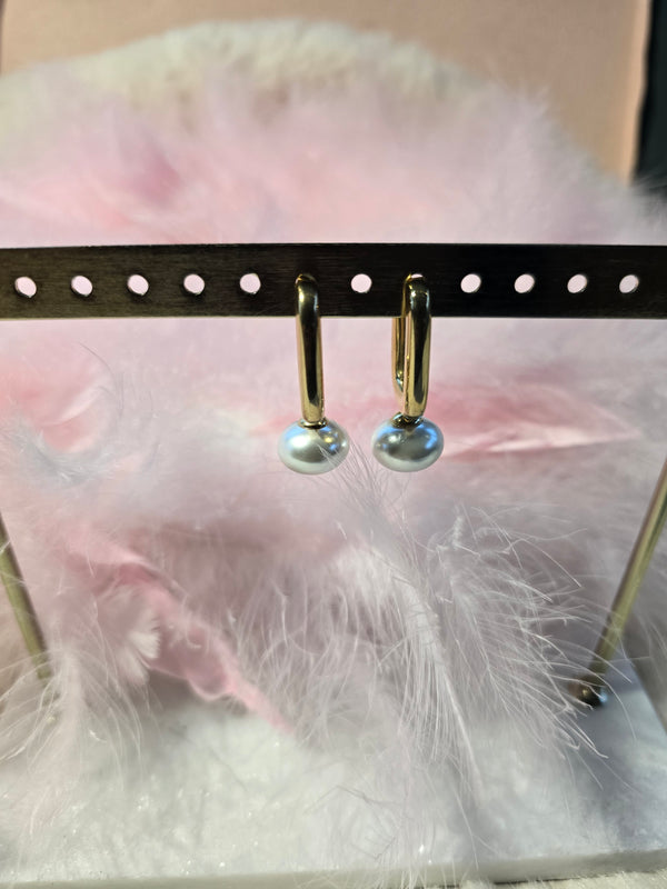 Boucles d'Oreilles- PERLE